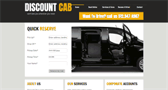 Desktop Screenshot of mydiscountcab.com